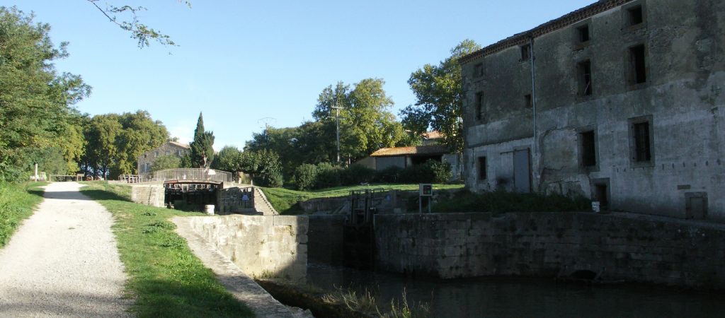 Schleuse am Canal du Midi